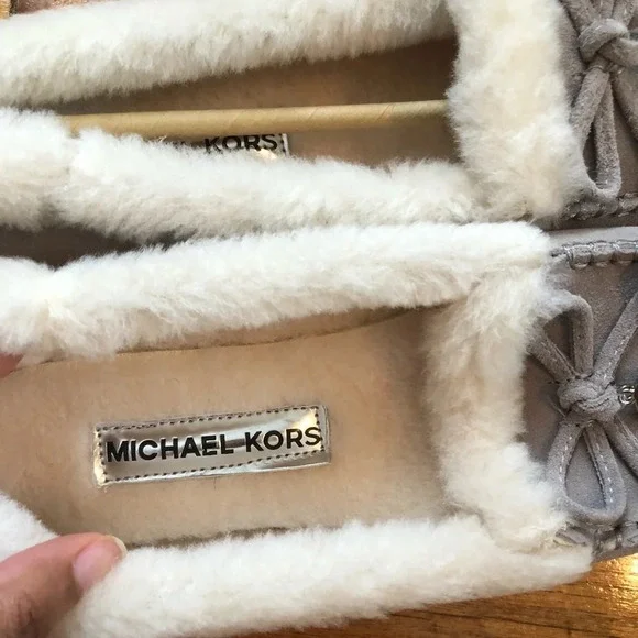 MICHAEL KORS SUEDE LEATHER MOCCASIN SHOES